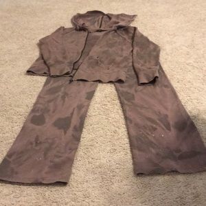 tie dye sweatsuit